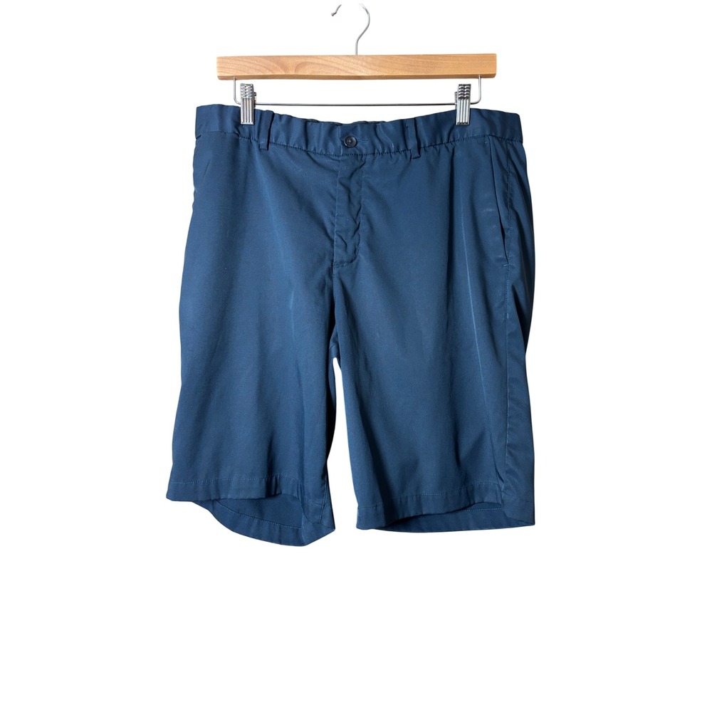 Nike Mens Golf Shorts 34 Blue Dri-FIT Standard Fit Performance Athletic Golfcore